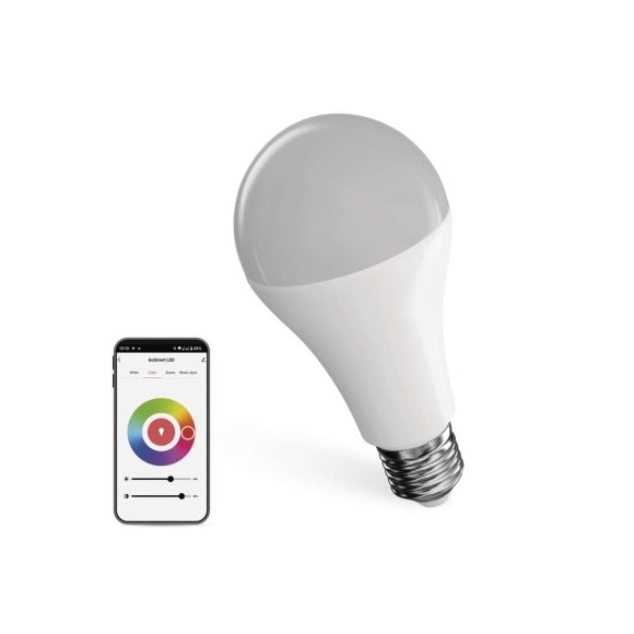 EMOS ZQW516R LED intelligens izzó GoSmart  | 14W integrált LED forrás | 1400lm | 2700-6500K