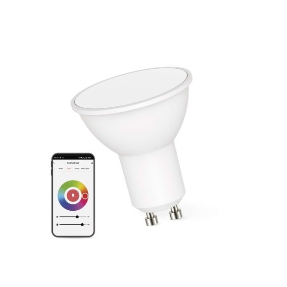 EMOS ZQZ832R LED intelligens izzó GoSmart  | 4,8W integrált LED forrás | 400lm | 2700-6500K