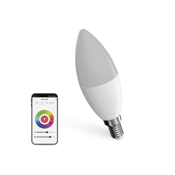 EMOS ZQZ322R LED intelligens izzó GoSmart  | 4,8W integrált LED forrás | 470lm | 2700-6500K