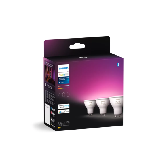 Philips Hue 8720169229877 LED izzókészlet | 4,2W GU10 LED | 400lm | 2000-6500+RGBK