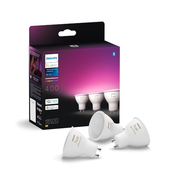 Philips Hue 8720169229877 LED izzókészlet | 4,2W GU10 LED | 400lm | 2000-6500+RGBK