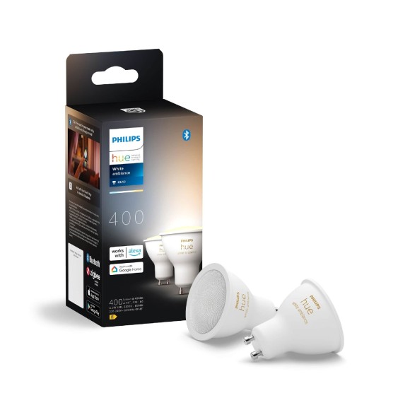 Philips Hue 8720169230033 LED intelligens izzó | 4,2W GU10 LED | 400lm | 2200-6500K