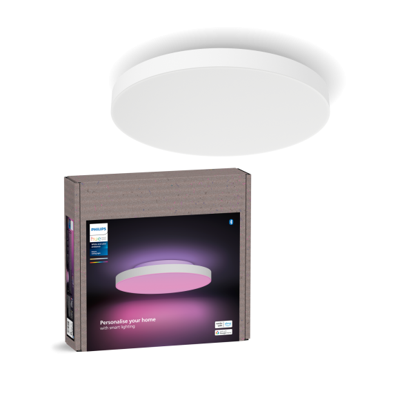 Philips Hue 8720169277618 LED mennyezetre szerelhető lámpa Datura S Round | 48W integrált LED forrás | 2000-6500+RGBK