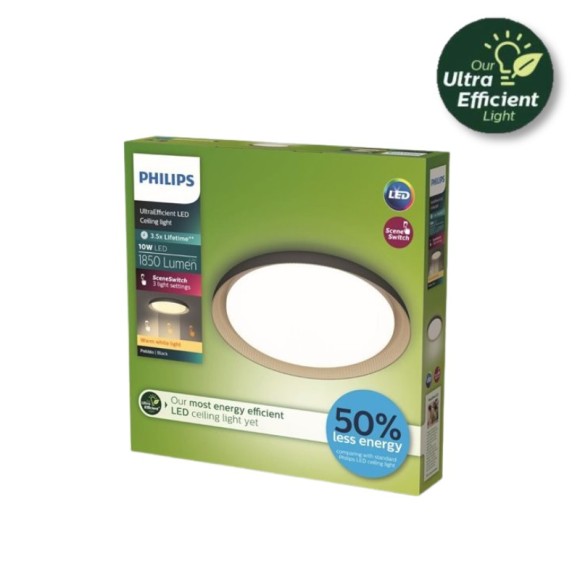 Philips 8720169301092 LED mennyezetre szerelhető lámpa Pebblo  | 10W integrált LED forrás | 1850lm | 2700K