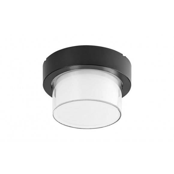 Rabalux 7246 LED kültéri mennyezeti lámpa Tuya 1x10W | 780lm | 3000-6500K | RGB | IP54 - szabályozható, Wi-Fi, Bluetooth, fekete