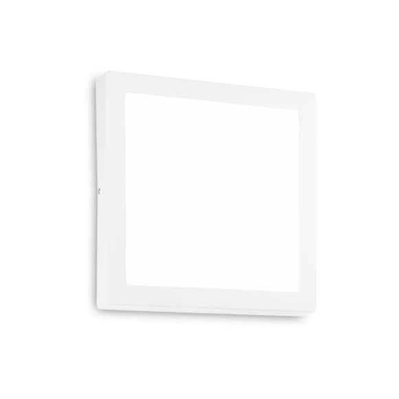 Ideal lux 321707 LED mennyezetre szerelhető lámpa UNIVERSAL SQUARE | 25W integrált LED forrás | 2600lm | 4000K