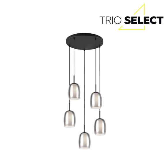 Trio SELECT 317530554  mennyezeti függőlámpa BARRET  E14