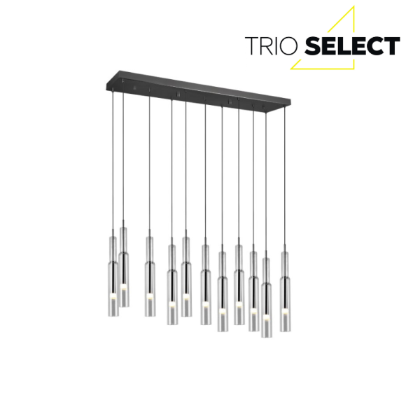 Trio SELECT 344511120  LED mennyezeti függőlámpa LUCENT  | 11x3W integrált LED forrás | 11x280lm | 2300+3000+4000K