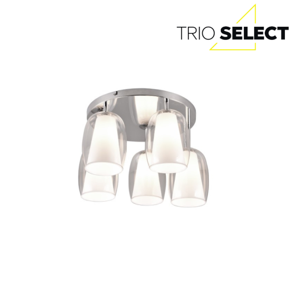 Trio SELECT 617500506  mennyezetre szerelhető lámpa BARRET  E14