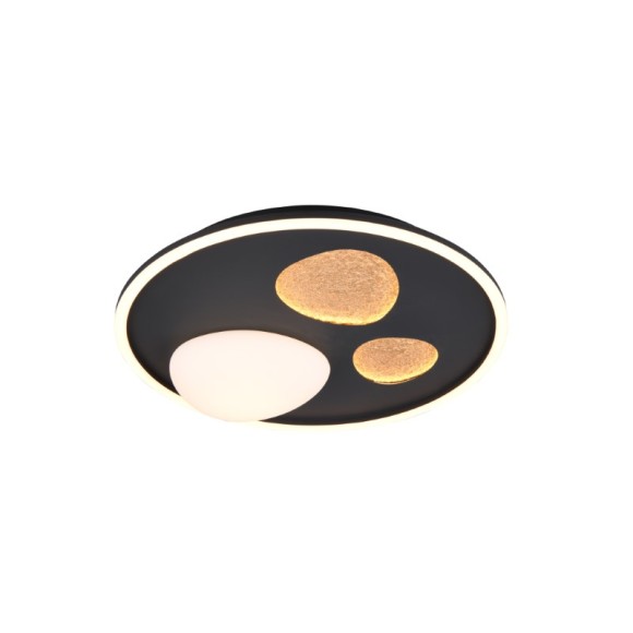 Trio T643110132 LED mennyezetre szerelhető lámpa PEBBLE  | 36W integrált LED forrás | 4500lm | 2700-6500K