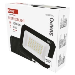 EMOS ZS2233 LED reflektor SIMPO  | 30W integrált LED forrás | 3000lm | 4000K