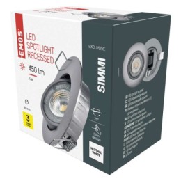 EMOS ZD3222 LED süllyeszthető lámpa SIMMI  | 5W integrált LED forrás | 450lm | 4000K