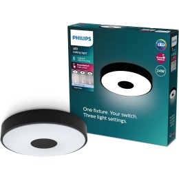 Philips 8720169301313 LED mennyezetre szerelhető lámpa Coiner | 24W integrált LED forrás | 2800lm |