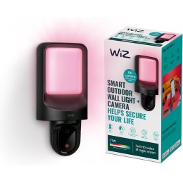 Philips WiZ 8720169072114 LED kültéri lámpa kamerával | 17W integrált LED forrás | 2700K