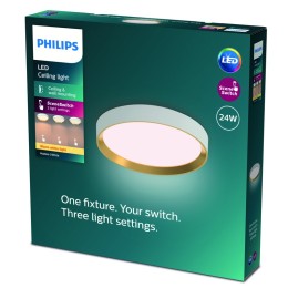 Philips 8720169301375 LED mennyezetre szerelhető lámpa Hanno | 24W integrált LED forrás | 2700lm | 2