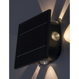 Rabalux 98077034 LED napelemes kültéri fali lámpa Emmen  | 0,5W integrált LED forrás | 50lm | 3000-6