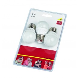 Trio 986-43 3x LED izzó mini Tropfen 1x4W | E27 | 320lm | 3000K