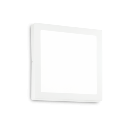 Ideal lux 321707 LED mennyezeti lámpák UNIVERSAL SQUARE | 25W integrált LED forrás | 2600lm | 4000K