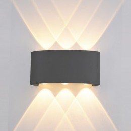 Italux OWL-451-3-BL LED kültéri fali lámpa Ortelo 1x6W | 3000K | IP54