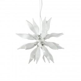 Ideal Lux 111957 csillár Leaves Bianco 8x40W|G9