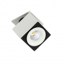 Italux SL7562/28W 3000K WH+BL Sevilla Square Recessed | 28W integrált LED forrás | 2350lm | 3000K