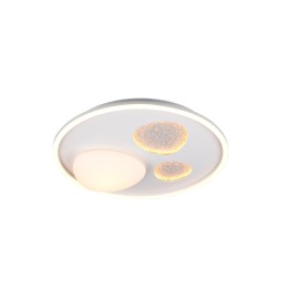 Trio T643110131 LED mennyezeti csillár PEBBLE  | 36W integrált LED forrás | 4500lm | 2700-6500K