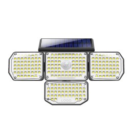 Immax 08499L LED napelemes kültéri fali lámpa CLOVER-2 | 1,5W integrált LED forrás | 350lm | 3000K